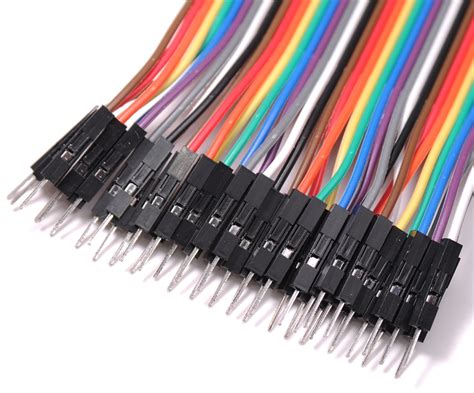 Premium Jumper Breadboard Wires Male to Female 40 Wire Bundle