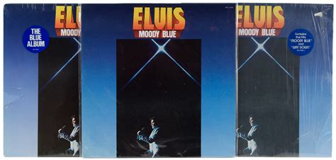 Lot Detail - Elvis Presley "Moody Blue" Album (3)