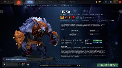 Guía para controlar a Ursa en Dota 2