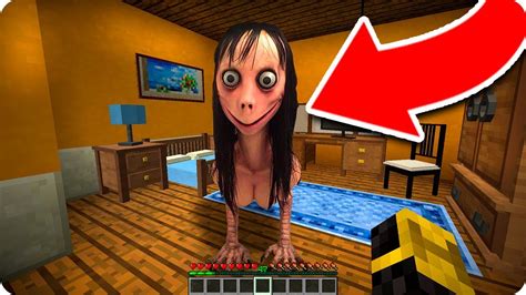 MOMO CREEPYPASTA APARECE EN MI CASA EN MINECRAFT 😱 - YouTube