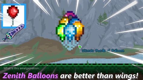 Combining ALL the Terraria Balloons into Zenith Balloon..? ─ the Ultimate Balloon Bundle ...