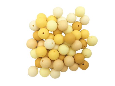 50 Bulk Silicone Beads Yellows Bulk Silicone Beads - Etsy