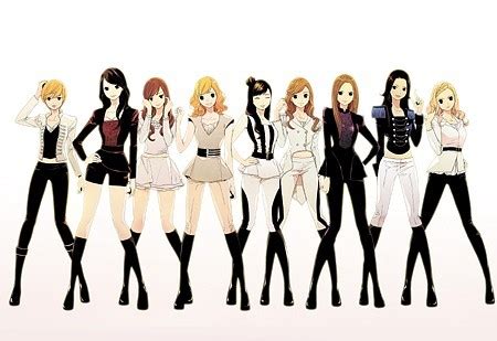 Korean Idol Unit Girls' Generation Debuts in Club Sunday Series - News - Anime News Network