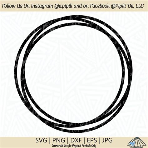 Circle Frame Svg Border Svg Circle Frame Png Thick Layered Etsy Norway | The Best Porn Website