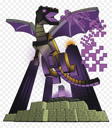 Minecraft Ender Dragon, HD Png Download - 972x1351(#6755556) - PngFind