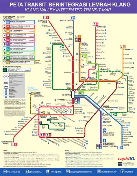 Mrt Lrt Map Malaysia