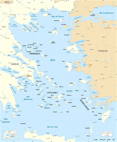 Aegean Sea Map Fr 1 - MapSof.net