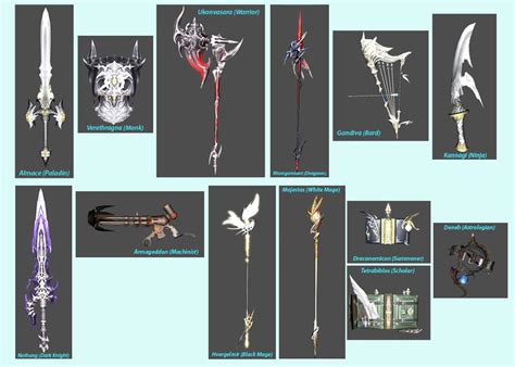 New relic weapons ffxiv