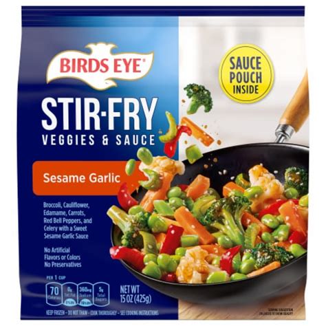 Birds Eye Sesame And Garlic Frozen Stir Fry Veggies And Sauce Frozen ...