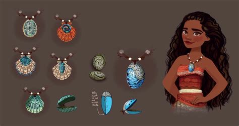 Moana's necklace concept art - Moana Photo (40472384) - Fanpop