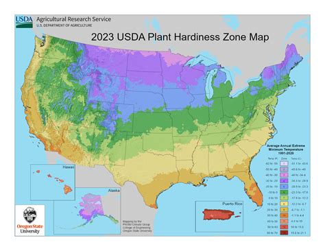 USDA Plant Hardiness Zone Map | Planting Zones Map USA - Garden.org