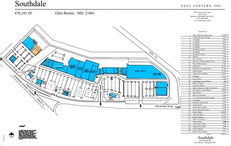 Southdale Shopping Center - store list, hours, (location: Glen Burnie, Maryland) | Malls in America