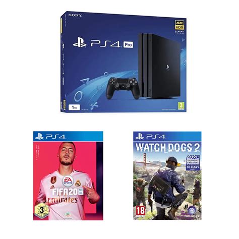 Special Bundle offer - PS4 Console 1Tb Pro + PS4 Fifa 20 + PS4 ...