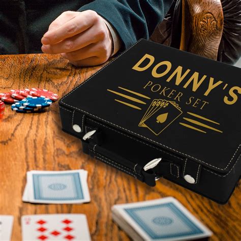 Personalized Poker Set Poker Gifts Poker Chip Display Poker | Etsy