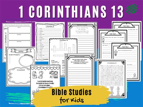 Bible Studies for Kids – 1 Corinthians 13 – Deeper KidMin