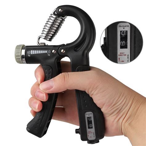 2/1Pcs Hand Grip Strengthener, Adjustable Resistance 22-132 Lbs (10 ...