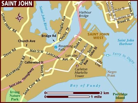 Saint John Map and Saint John Satellite Image