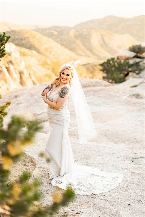 Sunset Wedding Portraits on Mount Lemmon