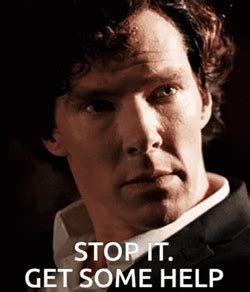 Benedict Cumberbatch Stop Get Some Help GIF | GIFDB.com