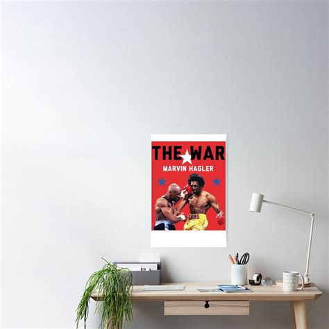 "The war Hagler v Hearns" Poster for Sale by fou4D | Redbubble