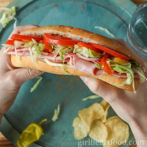 Italian Cold Cut Sub Sandwich | Girl Heart Food®