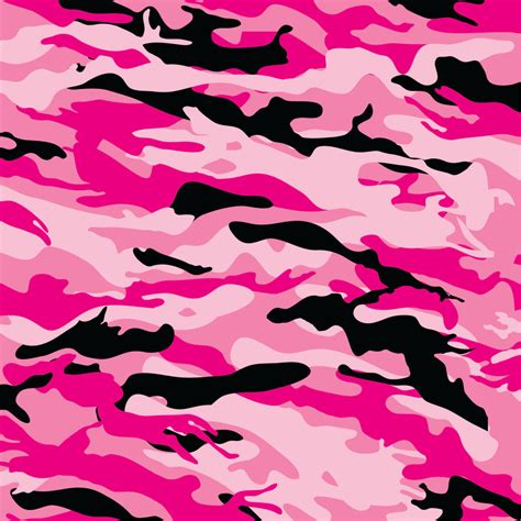 Pink camouflage craft vinyl - HTV - Adhesive Vinyl - pink black camo p ...