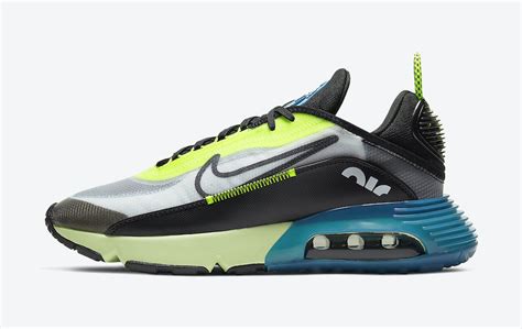 Nike Air Max 2090 Black Volt Blue Force BV9977-101 Release Date - SBD