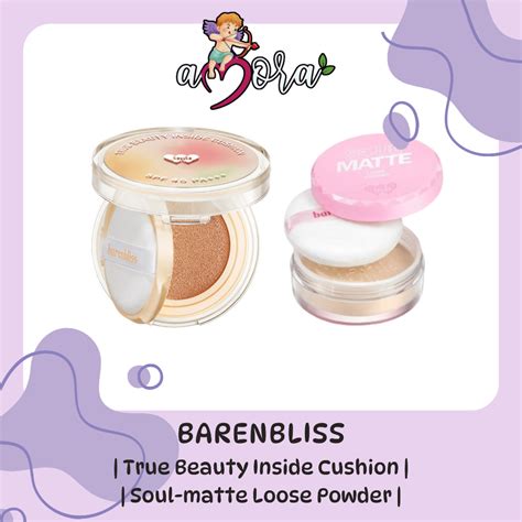 Jual Barenbliss True Beauty Inside Cushion & Soul-matte Loose Powder - Amora Cosmetics | Shopee ...