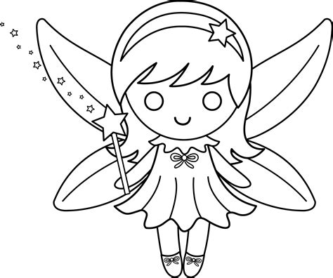 Fairies clipart outline, Fairies outline Transparent FREE for download on WebStockReview 2024