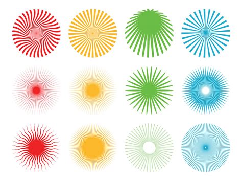 Starburst Patterns Pack Vector Art & Graphics | freevector.com