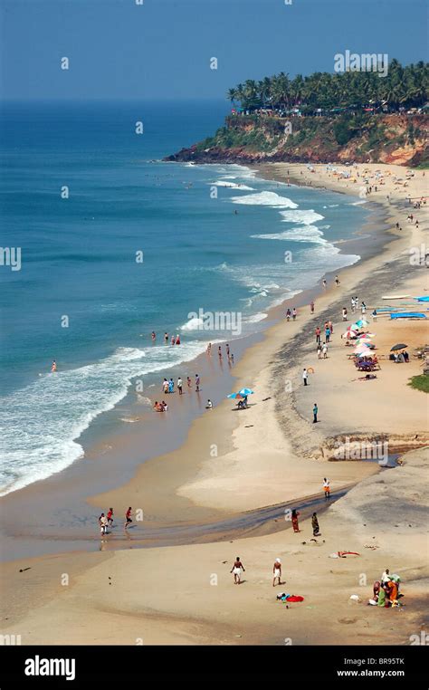 Varkala beach cliff hi-res stock photography and images - Alamy