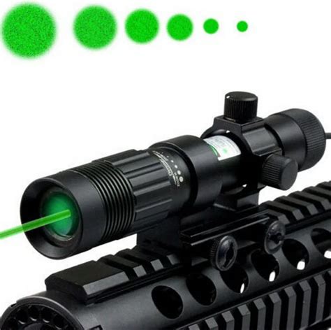 Zoom green laser flashlight night hunter electric green laser special ...