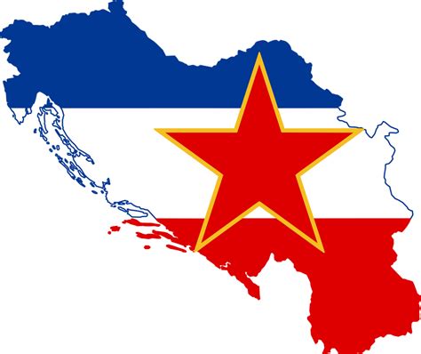 Grande Bandera Mapa De Yugoslavia Yugoslavia Europa Mapas Del Mundo ...