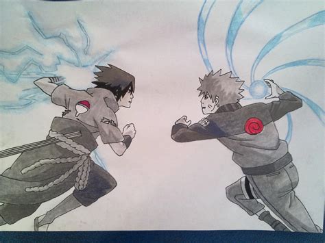 Chidori vs. Rasengan - Sasuke vs. Naruto by Dark-Artemis on DeviantArt