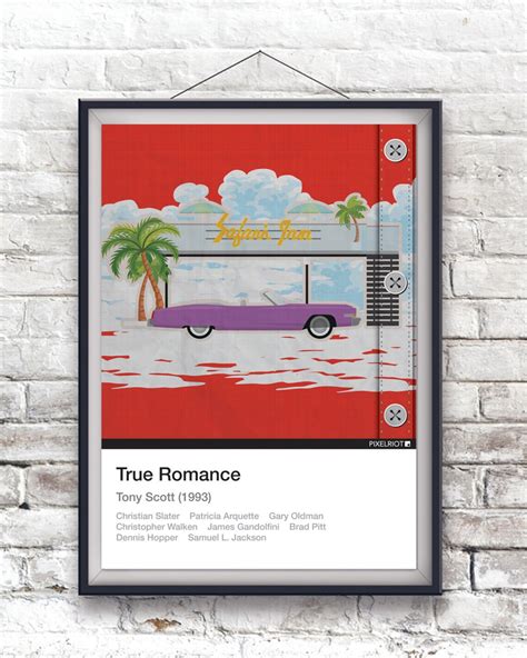 You're so Cool, You're so Cool, You're so Cool. True Romance A3 Poster Print Minimalist Art ...