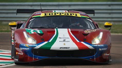 Ferrari 488 GTE Evo debuts at Fiorano, aiming for victory at Le Mans