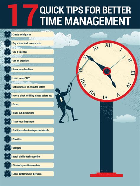 17 quick tips for better time management | Visual.ly