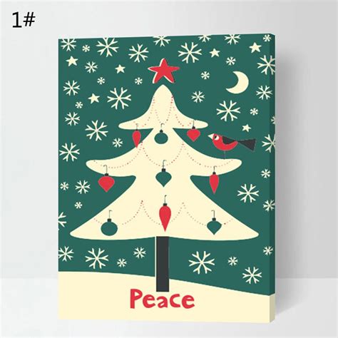 Paint by Number Kit Christmas// Oil Painting Christmas on - Etsy