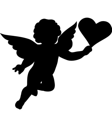 Cherub Cupid Silhouette Clip art - angel baby png download - 1050*1200 - Free Transparent Cherub ...