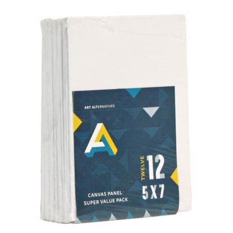 Art Alternatives Canvas Panel Super Value Pack - 12 Pack, 5 x 7 in ...