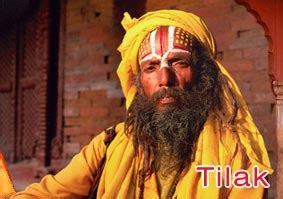 Tilak Forehead Mark - Hindu Symbol Tilak, Tradition of Applying Tilaka