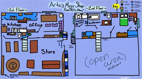 Arto's Music Shop (Floorplan view) by Ice-Cove27 on DeviantArt