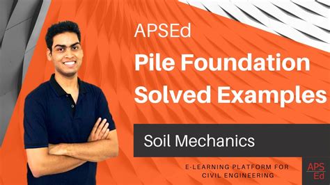 Pile Foundation Solved Examples | Soil Mechanics - YouTube