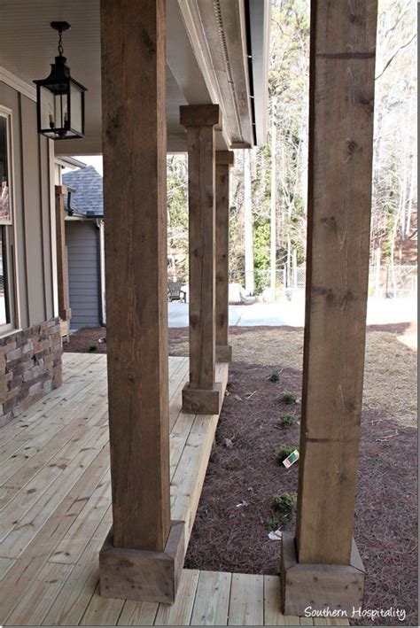 Country Farmhouse Porch Columns | Lanunmuda