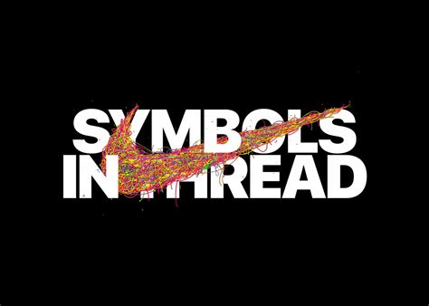 Symbols in thread on Behance