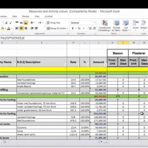 Resource Spreadsheet intended for Resource Management Spreadsheet Excel Template Simple Tracking ...