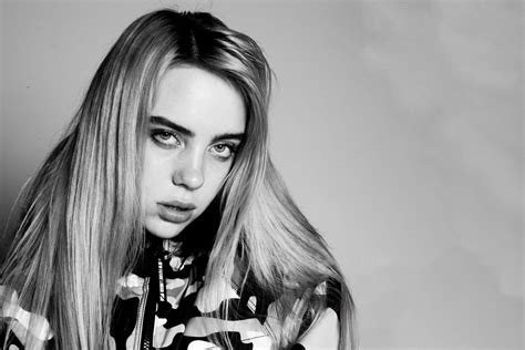 #Singers Billie Eilish #American Black and White #Singer #1080P #wallpaper #hdwallpaper #desktop ...