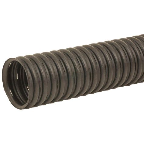 4 in. x 10 ft. Corex Drain Pipe Perforated-4040010 - The Home Depot