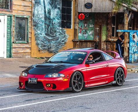 Mitsubishi eclipse Gsx Modified red - 9GAG