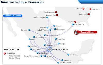 latin aviation: Aeromar routes map